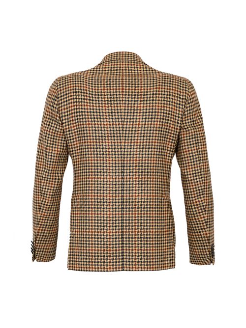 Giacca doppiopetto in misto lana e cashmere pied de poule Tagliatore | 1SMC20K 440009 25I442 A503542